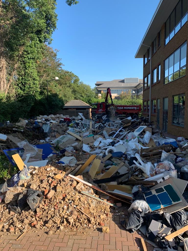 Fly tipped waste clearance